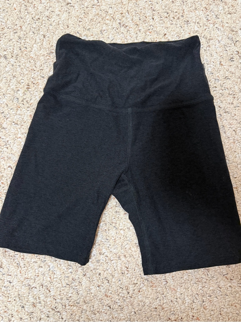 Beyond Yoga Spacedye Keep Pace 7" Short High Rise Bike Shorts - Black
